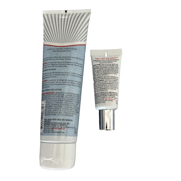 First Aid Beauty Bundle Retinol Eye Cream & Cleanser Red Clay 4.7oz - Picture 6 of 6